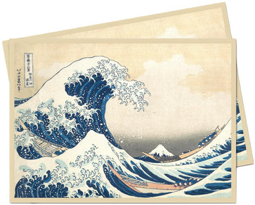 Ultra PRO: APEX Deck Protector Sleeves - Fine Art (The Great Wave Off Kanagawa) (105-pack)