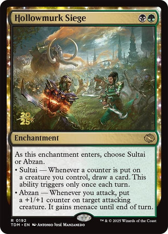 Hollowmurk Siege [Tarkir: Dragonstorm Prerelease Promos]