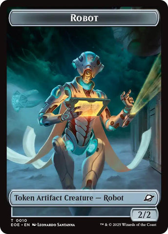 Robot // Lander (0007) Double-Sided Token [Edge of Eternities Tokens]