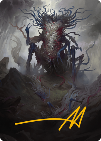 Azlask, the Swelling Scourge Art Card (Gold-Stamped Signature) [Modern Horizons 3 Art Series]