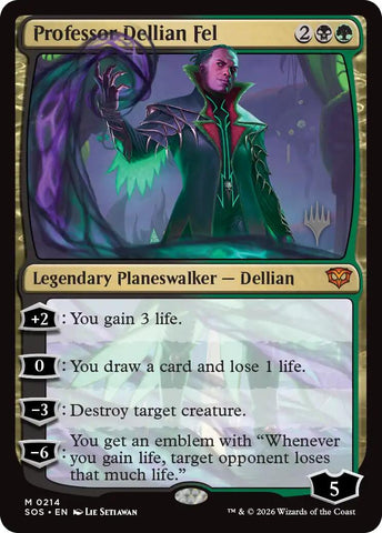 Professor Dellian Fel [Secrets of Strixhaven Promos]