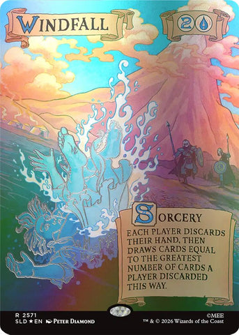 Windfall (2571) (Out Of Sight Foil) [Secret Lair Drop Series]