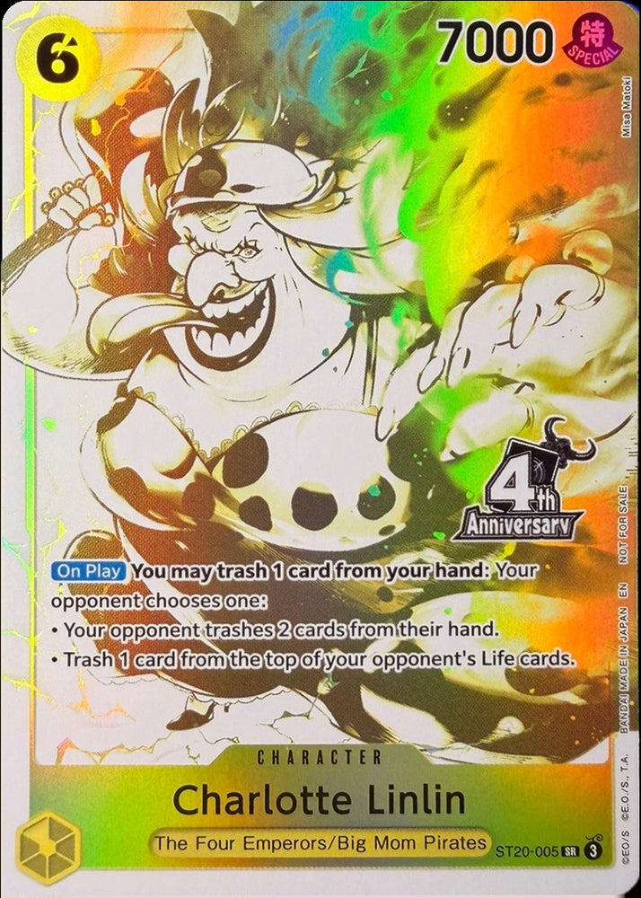 Charlotte Linlin (4th Anniversary Treasure Campaign Pack) [One Piece Promotion Cards]