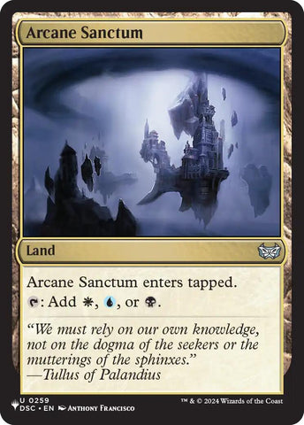 Arcane Sanctum (DSC) [The List]