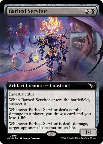 Barbed Servitor (Extended Art) [Murders at Karlov Manor]