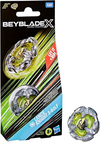 Beyblade X Lance Knight 3-60LF Booster Pack Set with Takara Tomy Attack Type Top