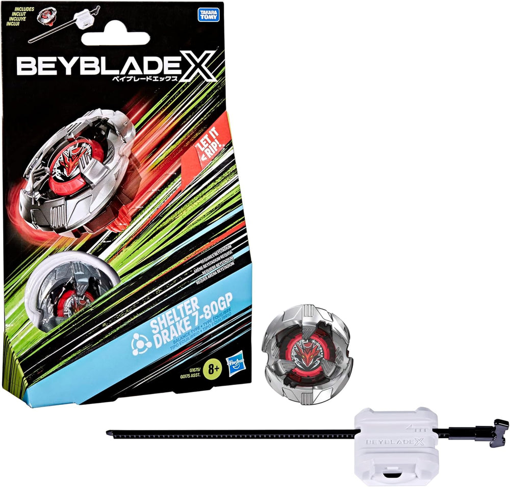 Beyblade X Shelter Drake 7-80GP BX Starter Pack Set