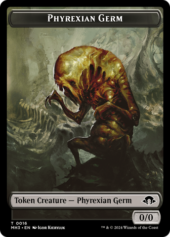 Phyrexian Germ // Energy Reserve Double-Sided Token [Modern Horizons 3 Tokens]