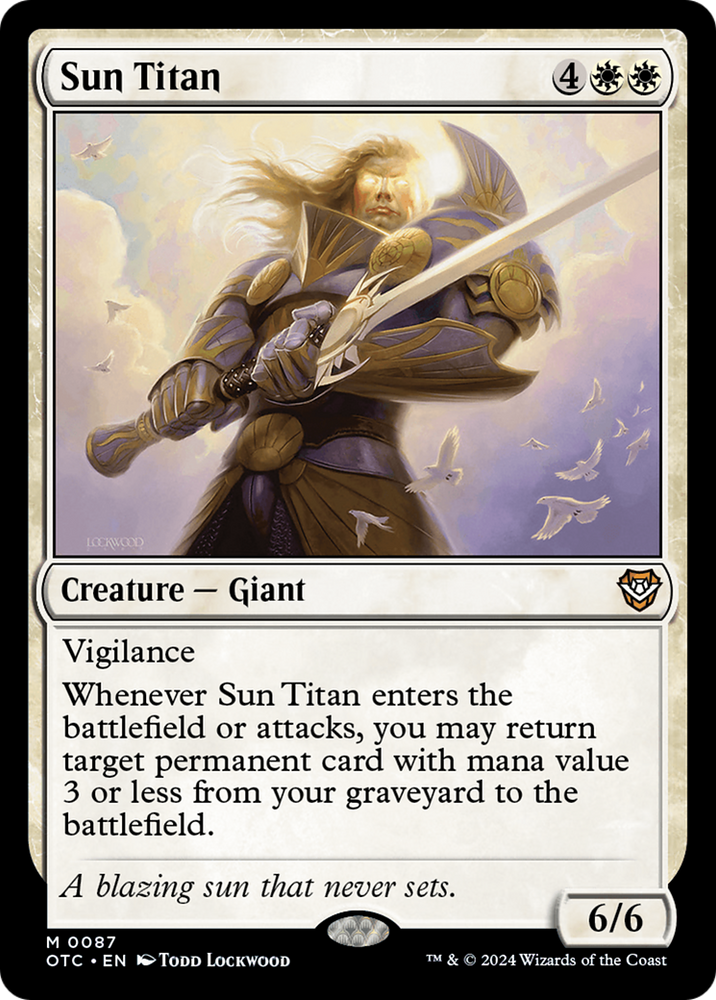 Sun Titan [Outlaws of Thunder Junction Commander]