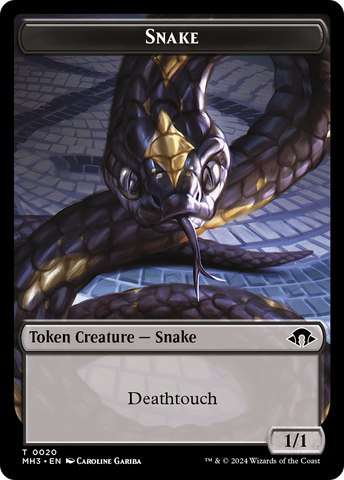 Snake Token [Modern Horizons 3 Tokens]