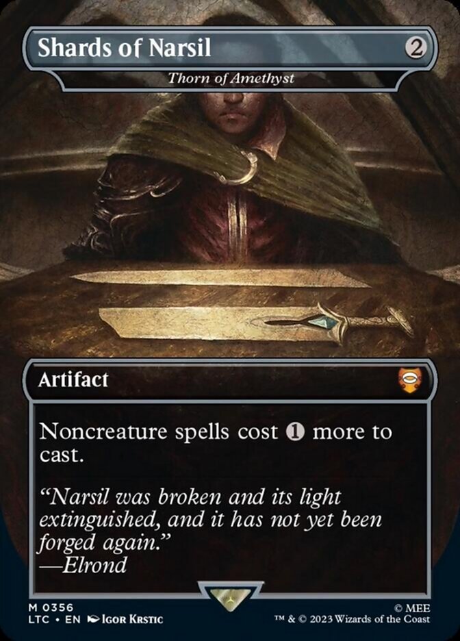 Shards of Narsil - Thorn of Amethyst [The Lord of the Rings: Tales of Middle-Earth Commander]