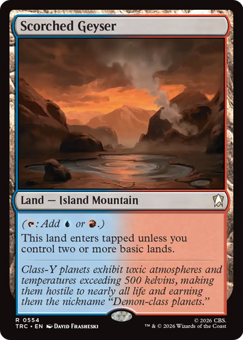Scorched Geyser (Surge Foil) [Star Trek Commander]
