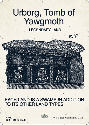 Urborg, Tomb of Yawgmoth (0121) [Secret Lair x MSCHF: The Zeta Set]
