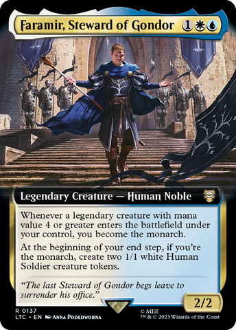 Faramir, Steward of Gondor (Extended Art) [The Lord of the Rings: Tales of Middle-Earth Commander]