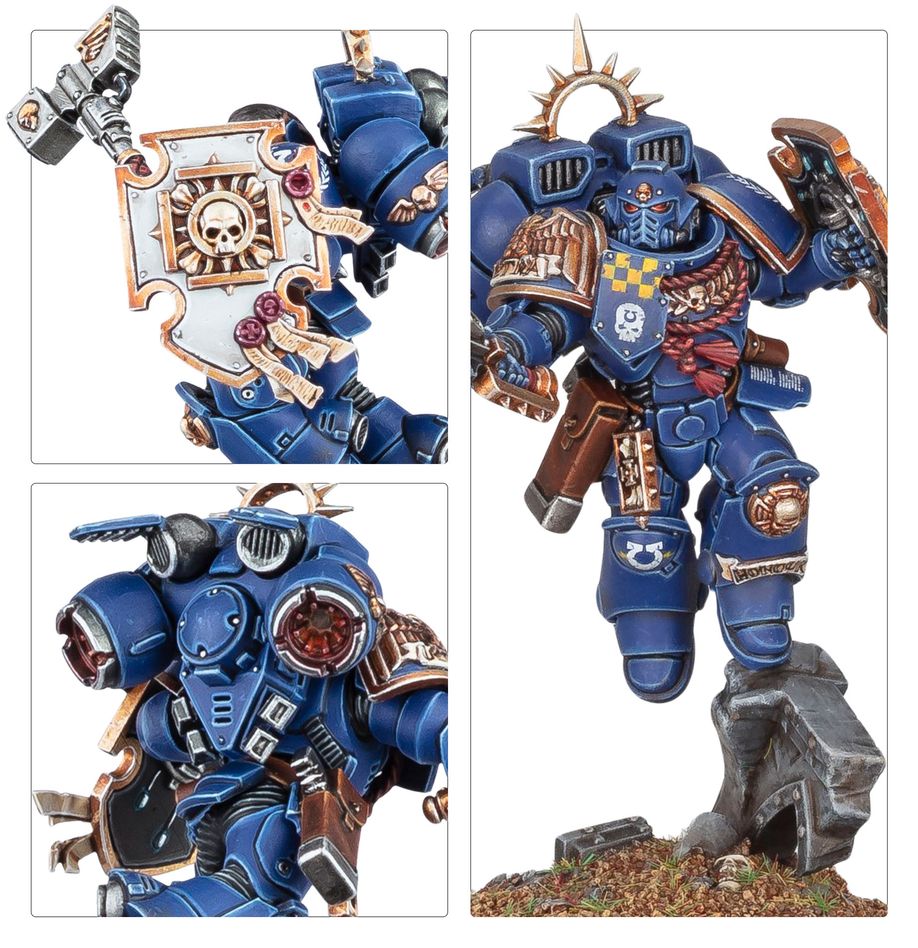 Space Marines Captain with Jump Pack and Relic Shield