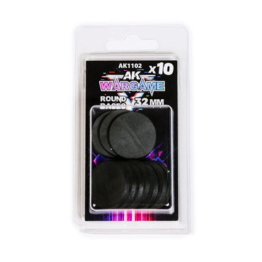 AK Interactive ROUND BASE 32MM X10 UNITS