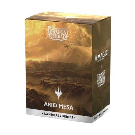 Dragon Shield Sleeves: Standard Matte Dual Art Magic the Gathering Landfall Series - Arid Mesa 100CT