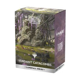 Dragon Shield Sleeves: Standard Matte Dual Art Magic the Gathering Landfall Series - Verdant Catacombs 100CT