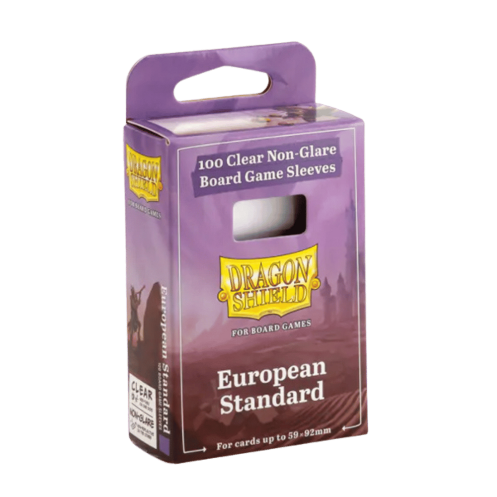 Dragon Shield: Clear Non-Glare Board Game Sleeves - European Standard (100ct)