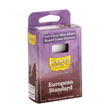 Dragon Shield: Clear Non-Glare Board Game Sleeves - European Standard (100ct)