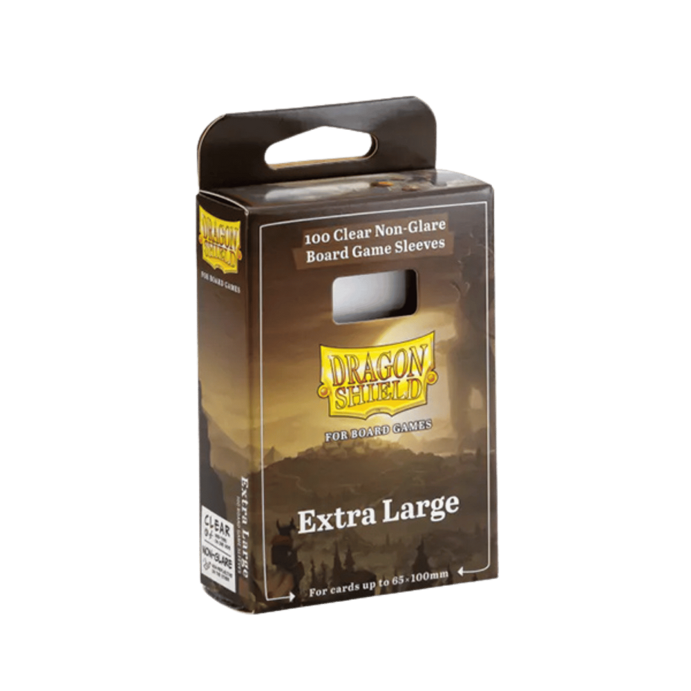 Dragon Shield: Clear Non-Glare Board Game Sleeves - Extra Large (100ct)