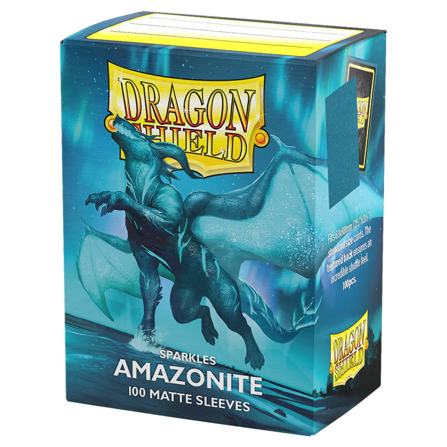 Dragon Shield Sleeves: Standard Matte - Amazonite Sparkles