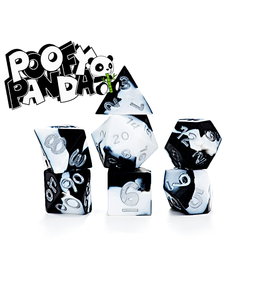 “Poofy Panda” 16mm Silicone Anti-Stress Dice
