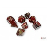 Chessex Cosmos/Gold 7 Die Set with Bonus Die