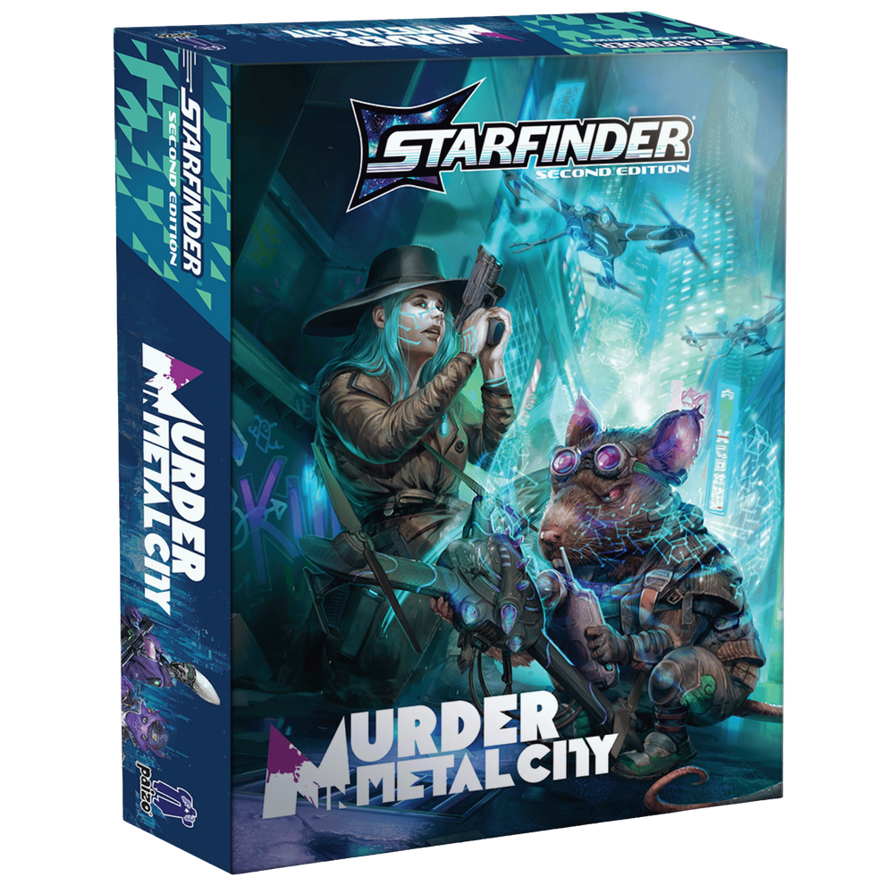 Starfinder RPG 2nd Edition: Murder in Metal City Deluxe Adventure
