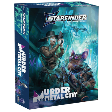 Starfinder RPG 2nd Edition: Murder in Metal City Deluxe Adventure