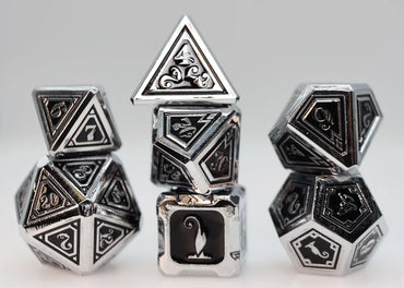 Alchemist Metals: Necrotic - Metal RPG Dice Set