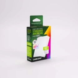 Gamegenic Board Game Sleeves Standard American Clear Matte