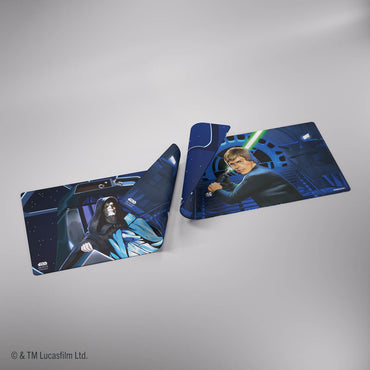 Starwars Unlimited Official Accessory Game Mat: Jedi Luke Skywalker & Emperor Palpatine (Double Sided)