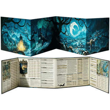 The Crooked Moon RPG: Wickermoor GM Screen & Maps (5E)