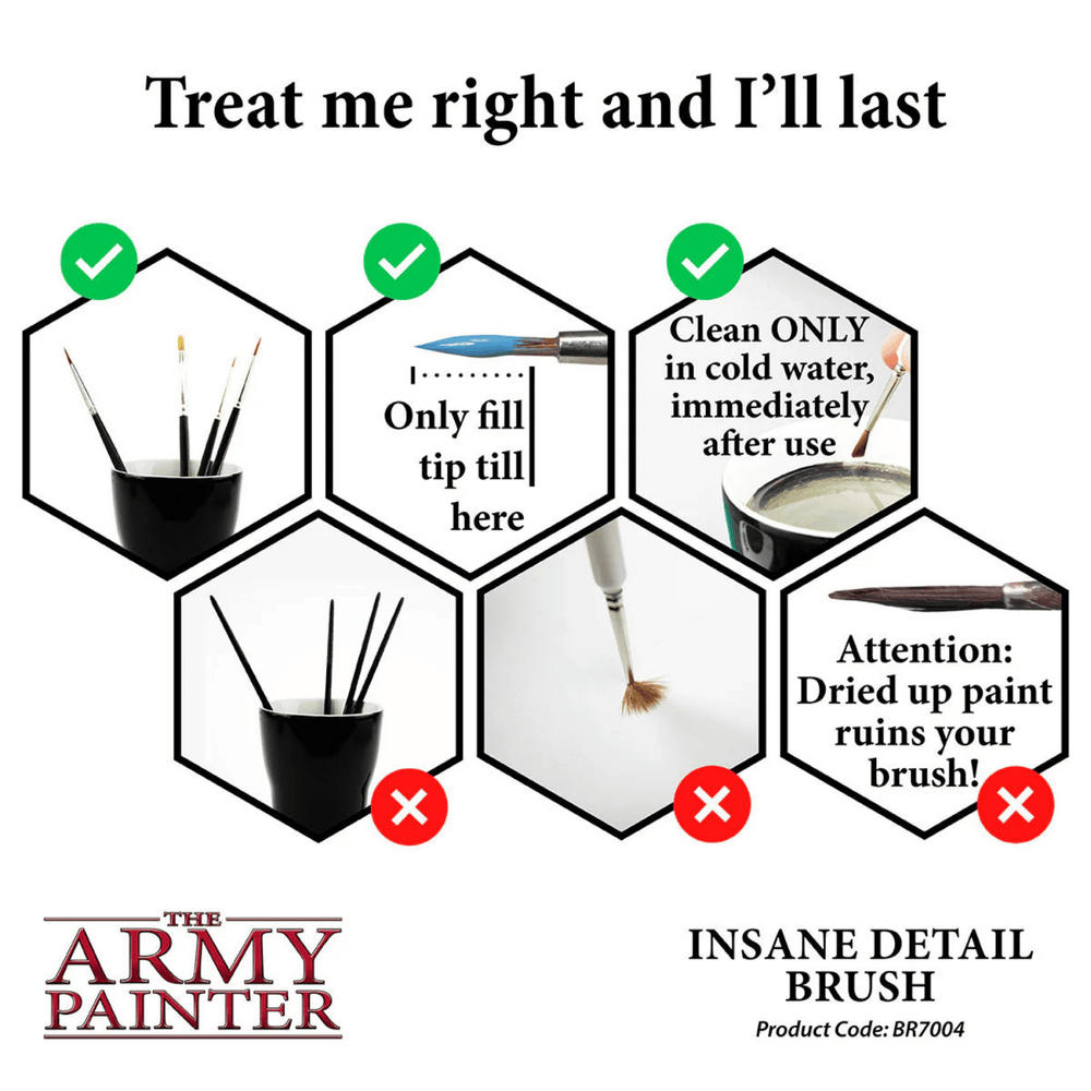 The Army Painter: Wargamer - Insane Detail Brush