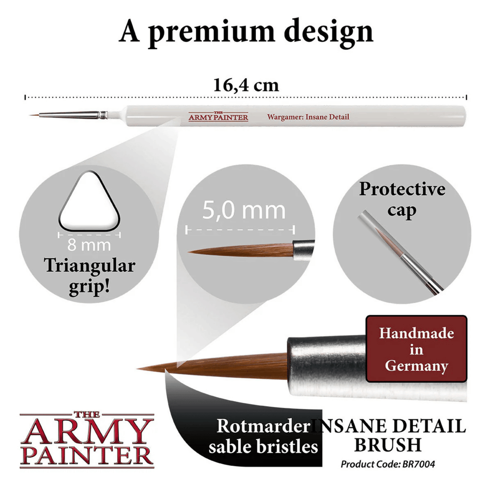 The Army Painter: Wargamer - Insane Detail Brush