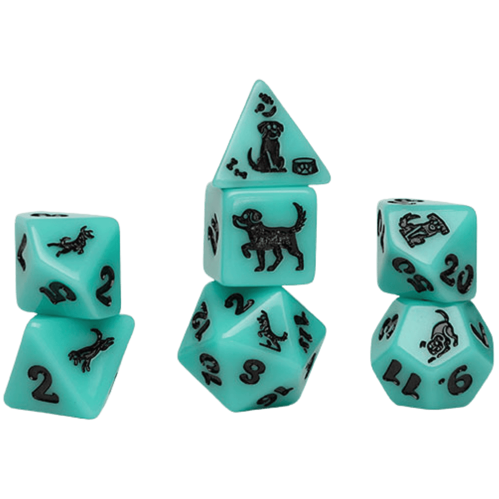 Sirius Dice: Polyhedral - Animals - Seafoam Shepherd (7)