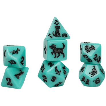Sirius Dice: Polyhedral - Animals - Seafoam Shepherd (7)