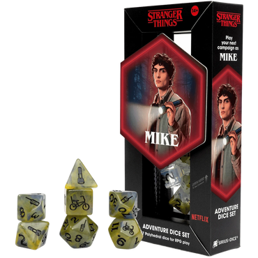 Sirius Dice: Stranger Things - Adventure Dice Set - Mike