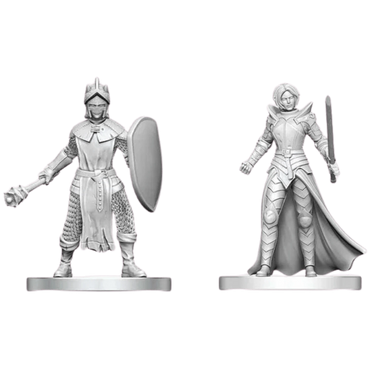 Dungeons & Dragons: Nolzur's Marvelous Miniatures - Black Gauntlet & Zhentilar Paladin of Bane (Unpainted)