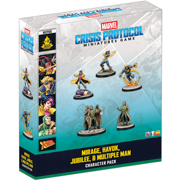 Marvel Crisis Protocol - Mirage, Havok, Jubilee, & Multiple Man Character Pack