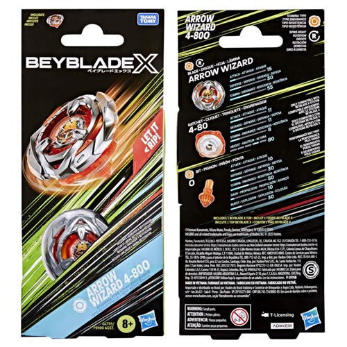 Beyblade X Arrow Wizard 4-800 Booster Pack