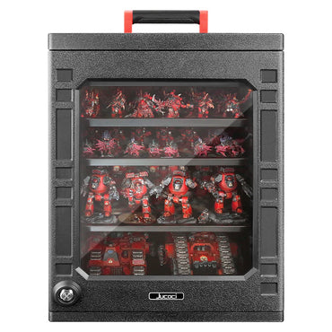 Jucoci Medium Size Miniatures Transport Storage Case With Light