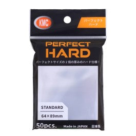 KMC Sleeves: Standard Perfect Hard - Clear 50CT