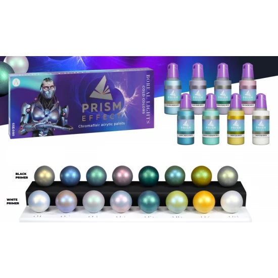 Prisma Colors Range: BOREAL LIGHTS (8 Bottles 17 ML)