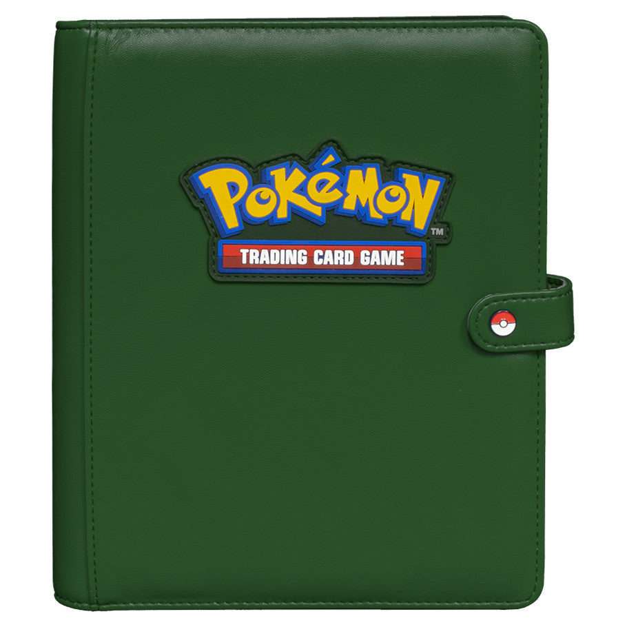Ultra Pro Pokemon 4 Pocket Premium Snap Binder Green