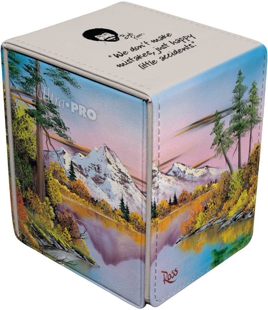 Deck Box: Alcove Flip: Bob Ross: Mighty Mountain Lake