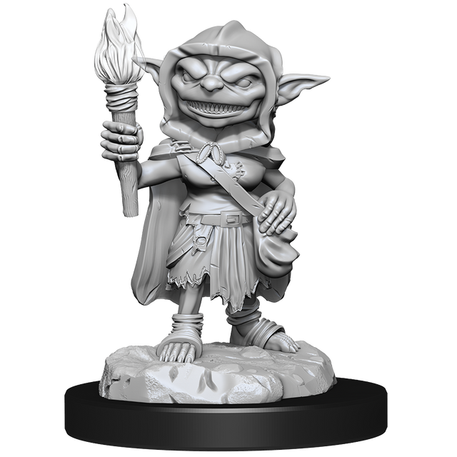 Pathfinder Deep Cuts Unpainted Miniatures: Goblin Rogue Female
