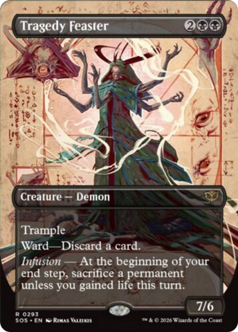 Tragedy Feaster (Borderless) [Secrets of Strixhaven]