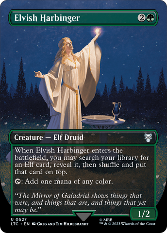 Elvish Harbinger (Borderless) [The Lord of the Rings: Tales of Middle-Earth Commander]
